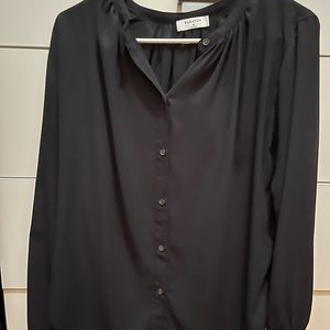 Black Button up Blouse